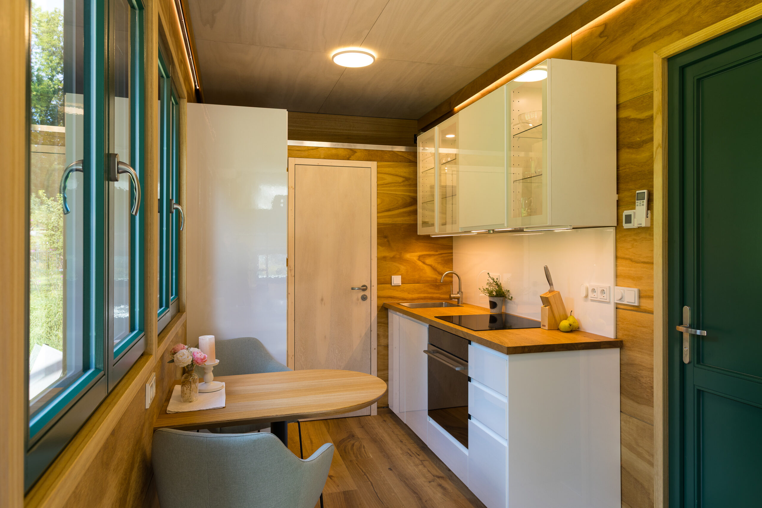 Tiny House in Zittau, Hersteller rethink houses GmbH & Co. KG, Fotoaufnahmen Gabriele Hanke, fotografie-pur.de