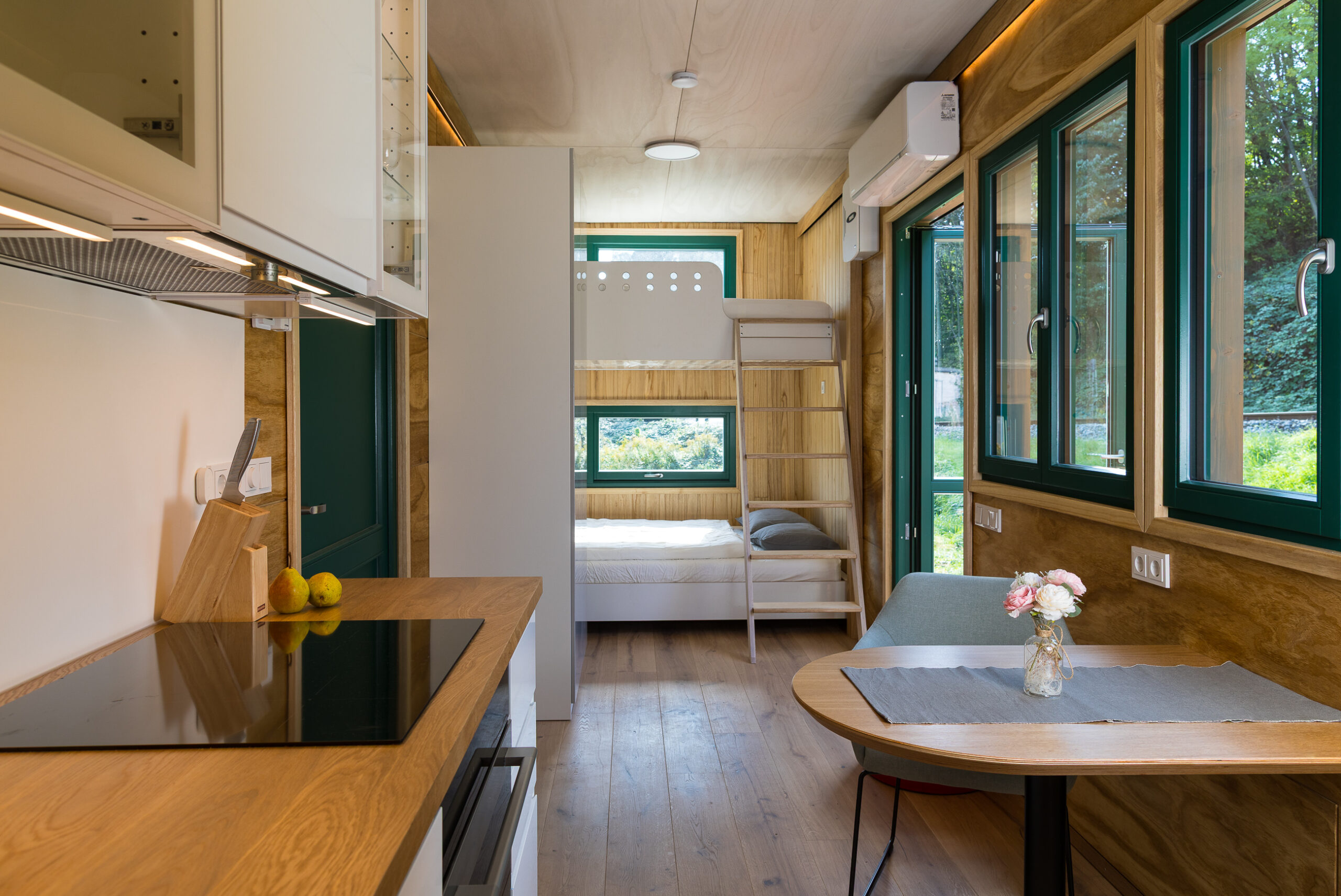 Tiny House in Zittau, Hersteller rethink houses GmbH & Co. KG, Fotoaufnahmen Gabriele Hanke, fotografie-pur.de